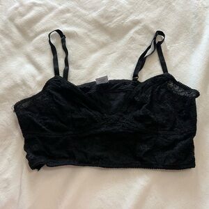 Elegant Black Lace Bralette